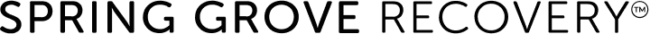 Black Spring Grove Recovery Logo